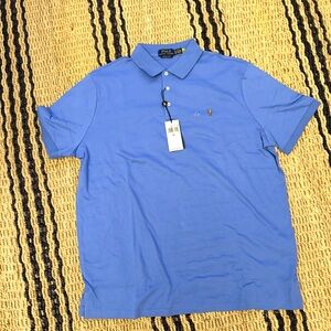 Ralph Lauren Pima Cotton polo shirt. Blue size XL. New with tags.